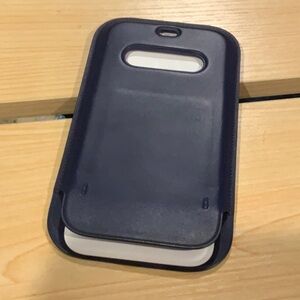 Up for sale is a iPhone 12 Pro Apple Branded Leather Sleeve.